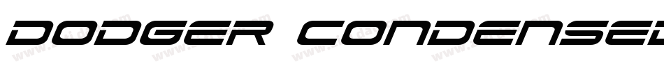 Dodger Condensed Italic字体转换